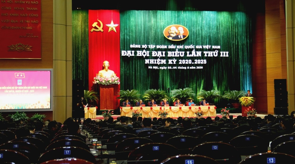 Đại hội đại biểu Đảng bộ Tập đoàn Dầu khí Quốc gia Việt Nam lần thứ III, nhiệm kỳ 2020 - 2025 thành công tốt đẹp - 2 Đại hội đại biểu Đảng bộ Tập đoàn Dầu khí Quốc gia Việt Nam lần thứ III, nhiệm kỳ 2020 - 2025 thành công tốt đẹp - 2