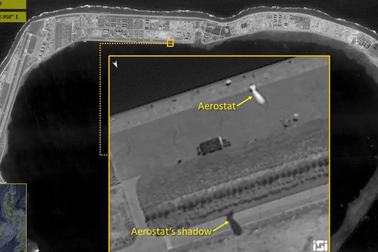 Lộ ảnh nghi khinh khí cầu Trung Quốc do thám quân sự ở Trường Sa