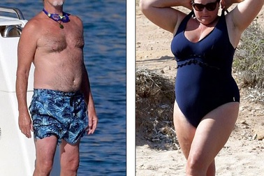 "Điệp viên 007" Pierce Brosnan phong độ bên "bà xã"