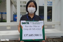 Bạn đọc Dân trí giúp đỡ cậu bé mắc u não hơn 400 triệu đồng