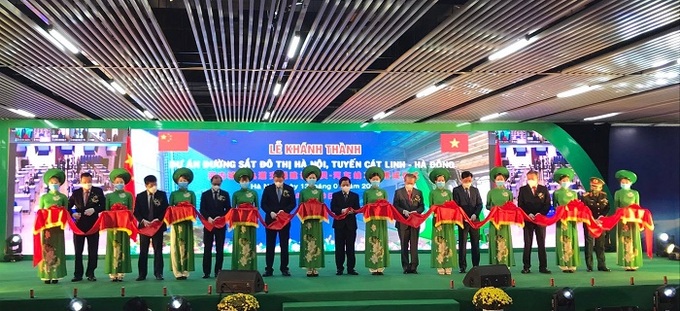 Lễ khánh thành Dự án Đường sắt đô thị Hà Nội, tuyến Cát Linh - Hà Đông