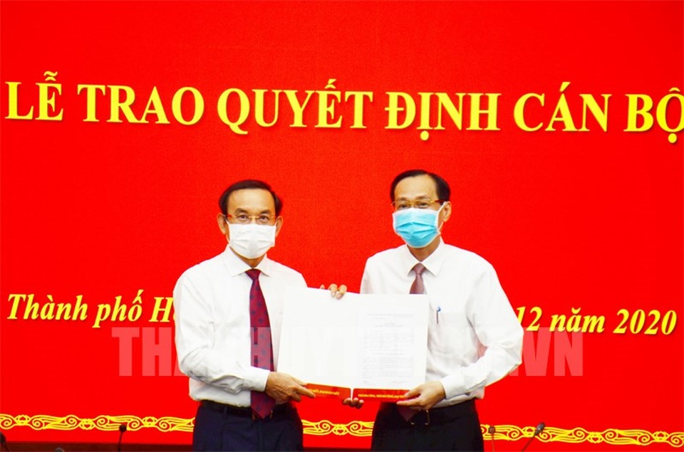 Phó Chủ tịch UBND TPHCM giữ chức Trưởng ban Nội chính Thành ủy - 1 Phó Chủ tịch UBND TPHCM giữ chức Trưởng ban Nội chính Thành ủy - 1