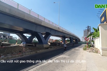 Cận cảnh cầu vượt nút giao thông hơn 700 tỷ ở Đà Nẵng sắp thông xe