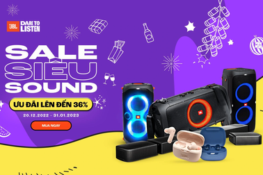 JBL giảm đến 36% cho loạt loa, tai nghe kèm nhiều quà tặng