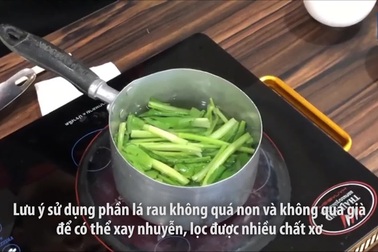 Cách chế biến dung dịch nuôi ăn qua ống thông cho bệnh nhân ung thư