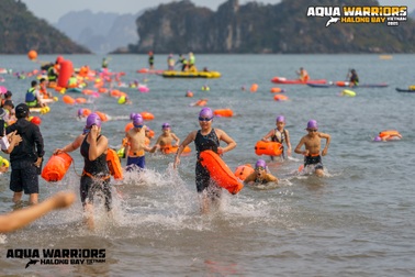 Aqua Warriors Series tặng BIB giải hai môn phối hợp cho các câu lạc bộ bơi