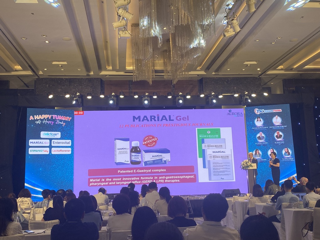 Marial Gel chống trào ngược dạ dày cho trẻ em được giới thiệu tại hội thảo khoa học quốc tế - 3 Marial Gel chống trào ngược dạ dày cho trẻ em được giới thiệu tại hội thảo khoa học quốc tế - 3