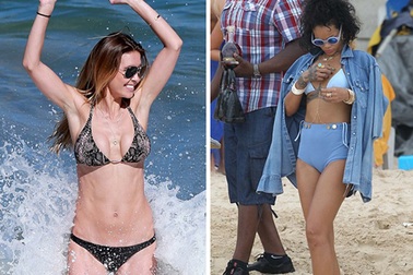 Người đẹp Hollywood đua nhau khoe dáng ngoài biển