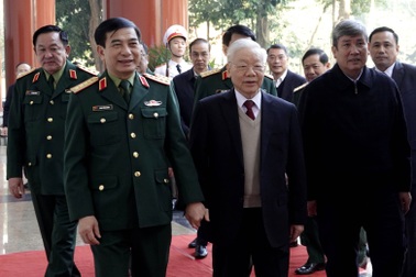 Tổng Bí thư Nguyễn Phú Trọng dự Hội nghị Quân chính toàn quân 2022