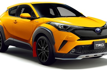 Vừa ra mắt, Toyota C-HR đã sẵn sàng với bộ cánh TRD