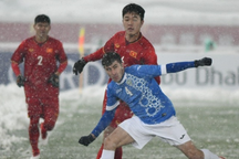 Những khoảnh khắc U23 Việt Nam chiến đấu quả cảm ở trận chung kết