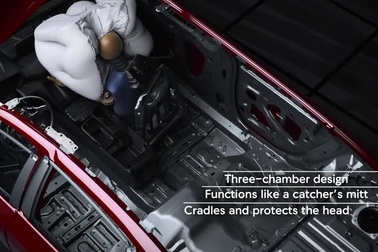 Nguyên lý hoạt động của loại túi khí mới do kỹ sư của Honda phát triển