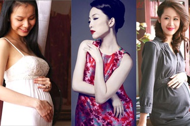 Người đẹp Việt mang bầu vẫn hấp dẫn