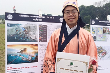 Đồ án "làng nổi ở Trường Sa" đoạt giải Loa thành