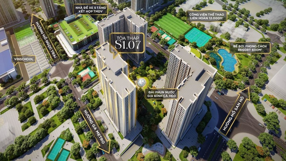 Mở bán tòa tháp S1.07: Nơi “An lành sống xanh – An tâm giáo dục” của Vinhomes Ocean Park - 3 Mở bán tòa tháp S1.07: Nơi “An lành sống xanh – An tâm giáo dục” của Vinhomes Ocean Park - 3