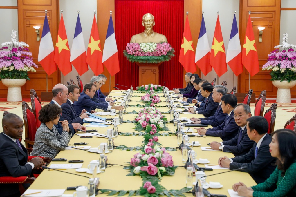 Tổng Bí thư Tô Lâm tiếp Tổng thống Pháp Emmanuel Macron - 2 Tổng Bí thư Tô Lâm tiếp Tổng thống Pháp Emmanuel Macron - 2