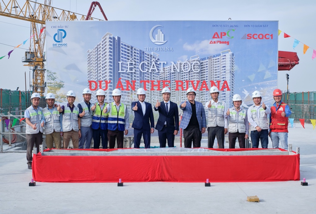 Đạt Phước cất nóc khu căn hộ The Rivana sớm hơn 3 tháng - 1 Đạt Phước cất nóc khu căn hộ The Rivana sớm hơn 3 tháng - 1