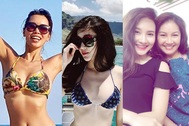 Diễn viên "Sống chung với mẹ chồng" khoe mẹ ruột; Hà Hồ, Hà Anh nóng bỏng với bikini
