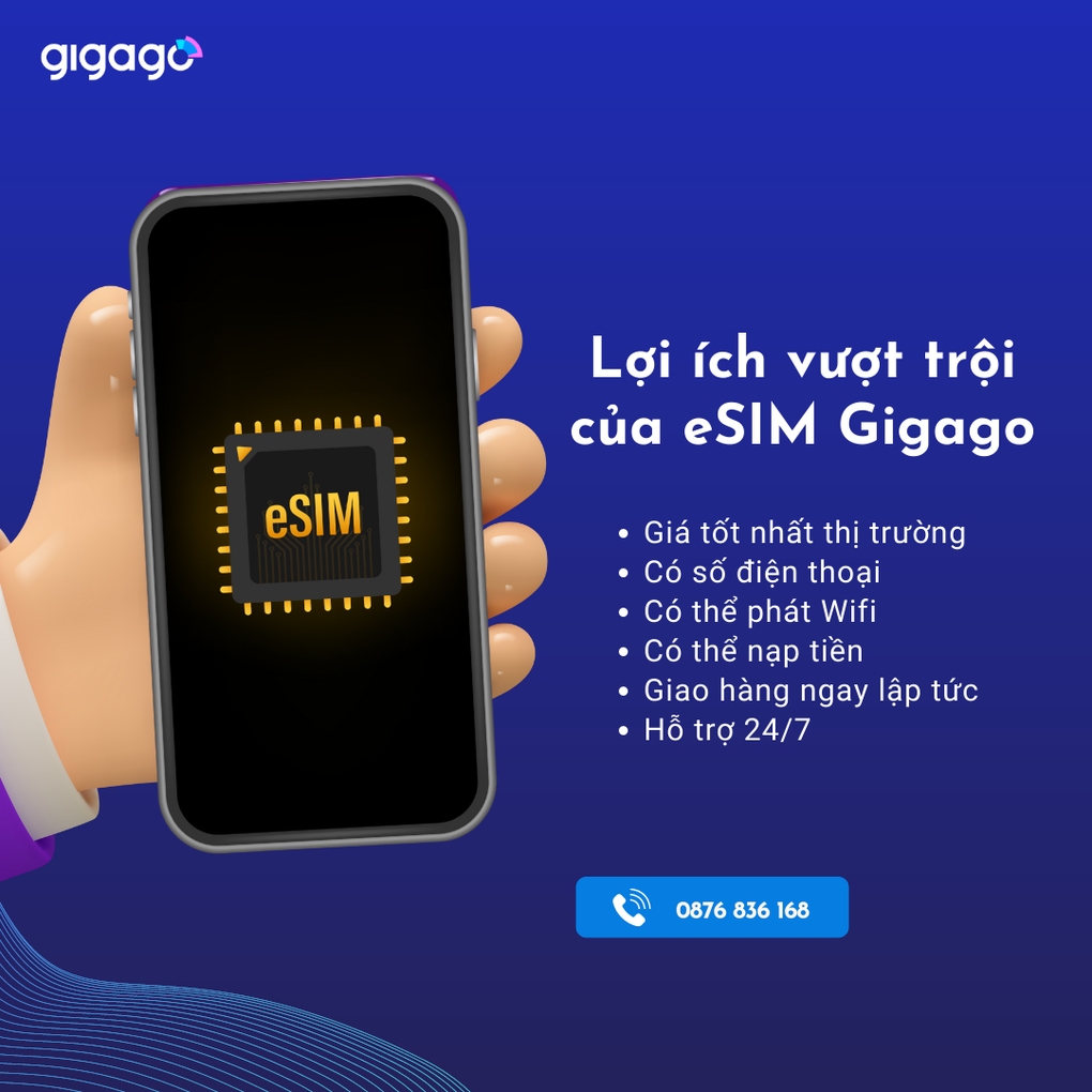 Gigago cung cấp eSIM tại Việt Nam - 2 Gigago cung cấp eSIM tại Việt Nam - 2
