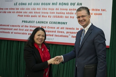 Mỹ hỗ trợ Việt Nam 800.000 USD ứng phó thiên tai