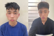 Hai nam thanh niên trộm xe máy ở Hà Nội