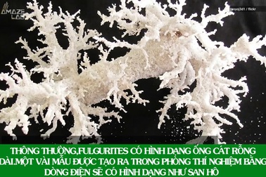 Sét hóa đá: Hiện tượng kỳ lạ khi tia sét đánh xuống bãi cát!