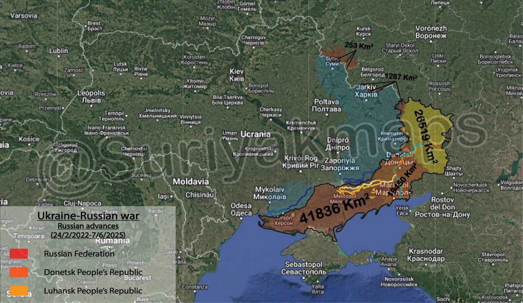 Nga thực tế đang kiểm soát bao nhiêu diện tích lãnh thổ Ukraine? - 2 Nga thực tế đang kiểm soát bao nhiêu diện tích lãnh thổ Ukraine? - 2