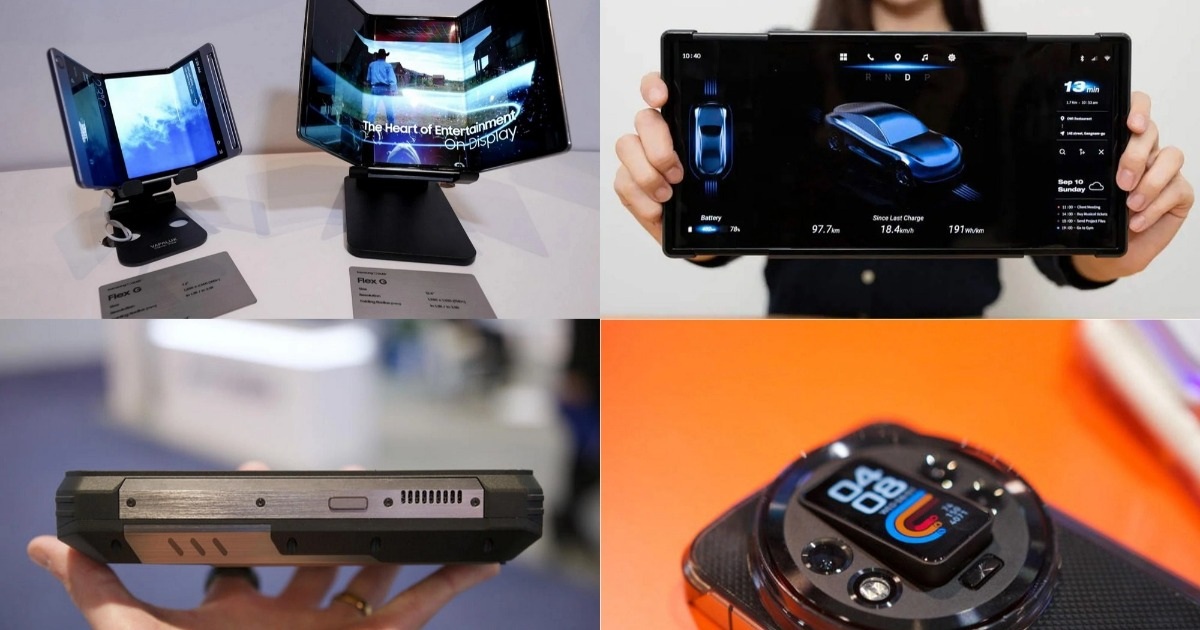 View - Loạt điện thoại độc đáo và khác thường ra mắt tại CES 2025 | Báo Dân trí
