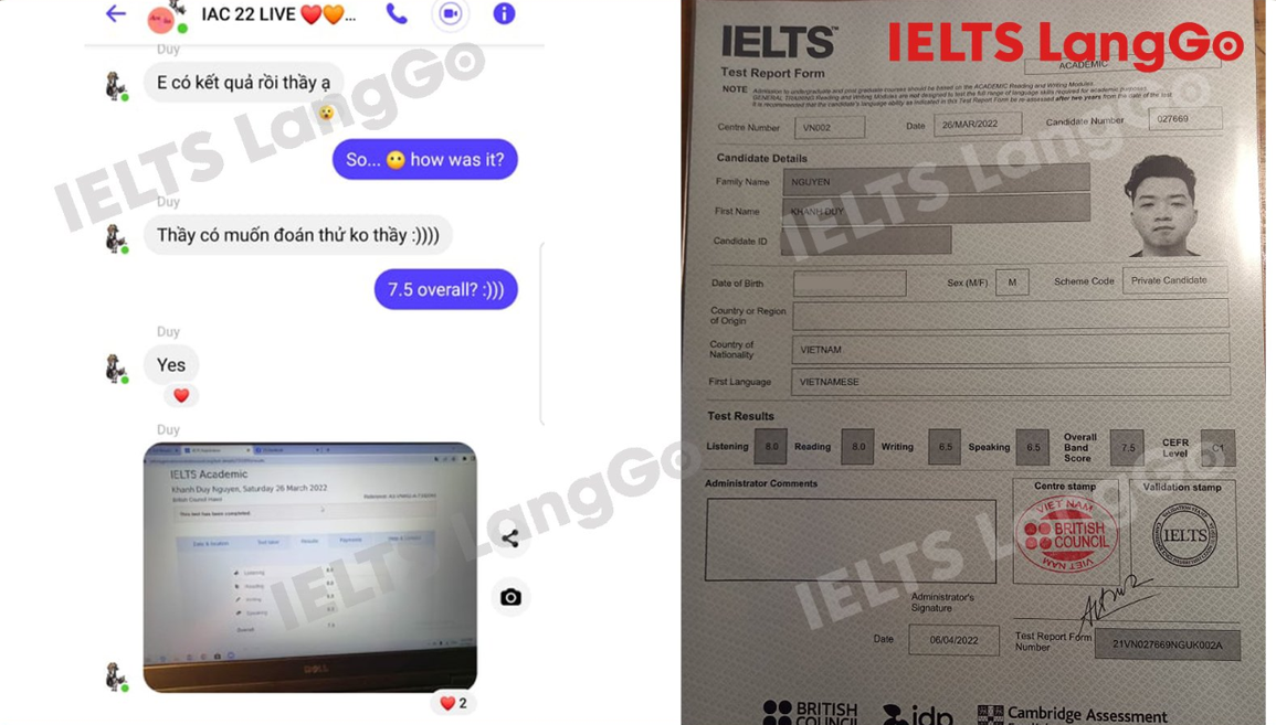 IELTS LangGo: Trung tâm có tỷ lệ học viên vượt band điểm đáng ngưỡng mộ - 4