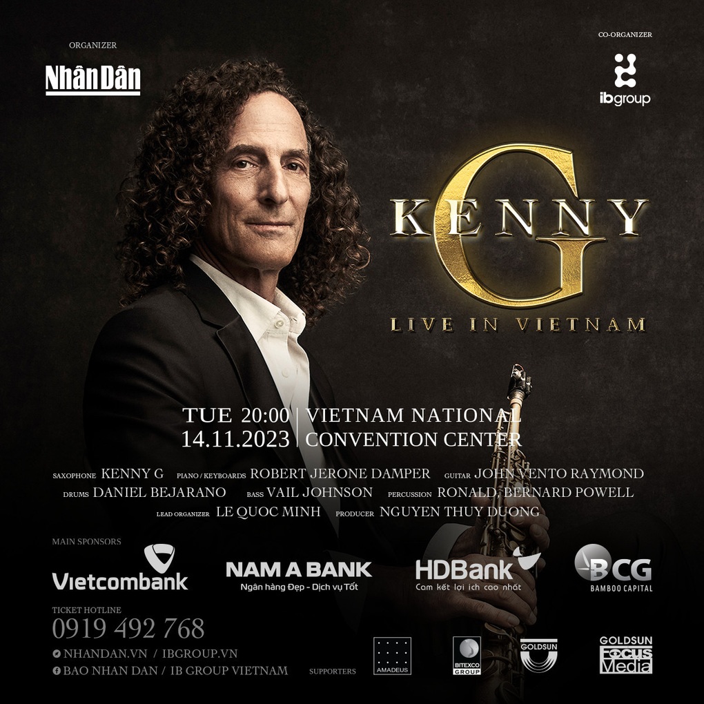 Từ HDBank Priority đến sự trở lại của huyền thoại saxophone Kenny G ở Việt Nam - 1 Từ HDBank Priority đến sự trở lại của huyền thoại saxophone Kenny G ở Việt Nam - 1
