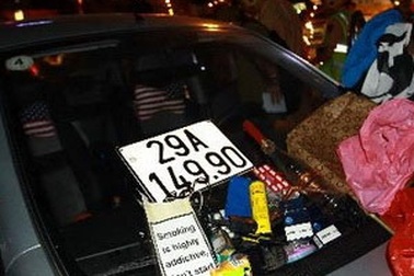 Các tổ công tác 141 thu giữ được nhiều vũ khí nóng