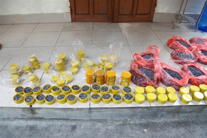 Tang vật vụ án.