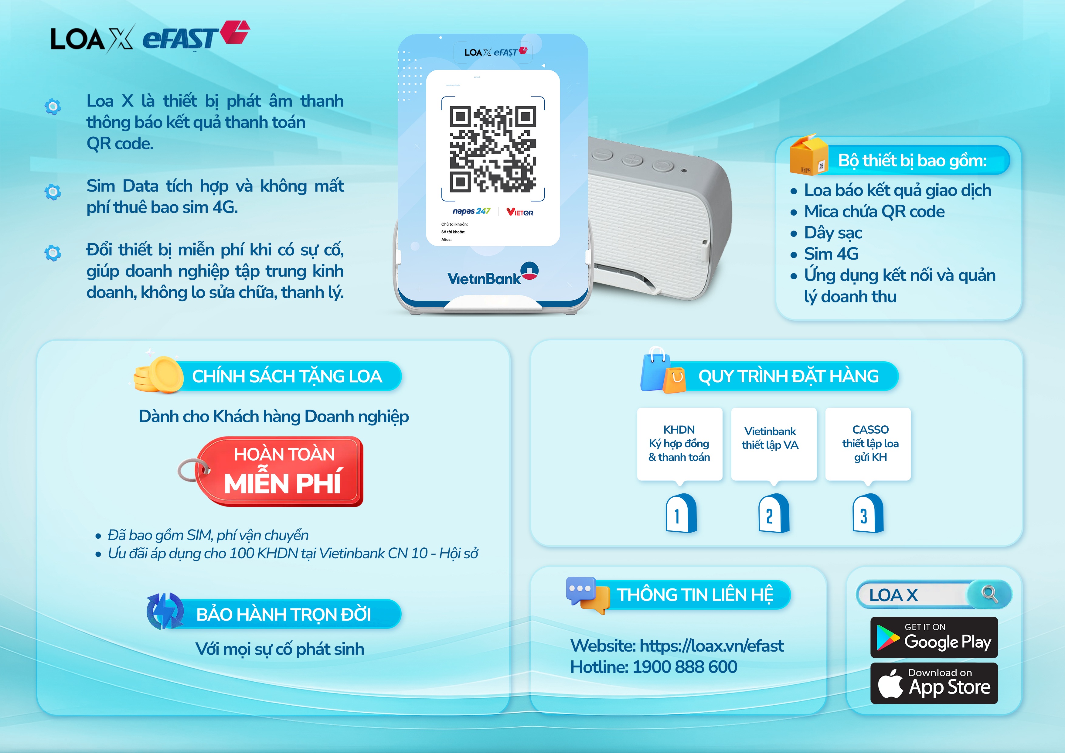 Loa thanh toán VietinBank Doanh nghiệp: Giải pháp cho chuỗi cửa hàng thời 4.0 - 2