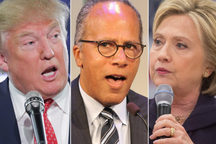 Tỷ phú Trump bất bình vì người dẫn dắt tranh luận thiên vị bà Clinton