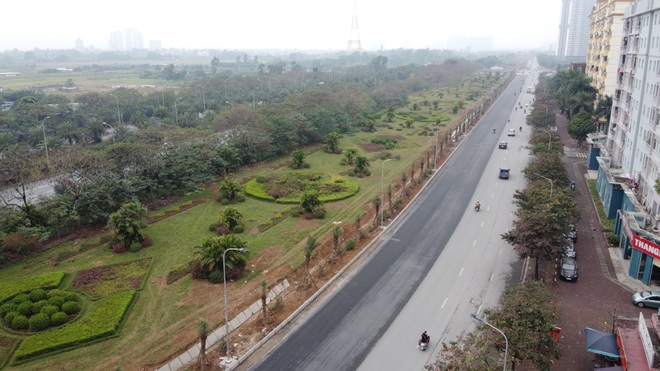 Đường gom Đại lộ Thăng Long thêm 4 làn xe, phục vụ đua xe F1 - 14 Đường gom Đại lộ Thăng Long thêm 4 làn xe, phục vụ đua xe F1 - 14