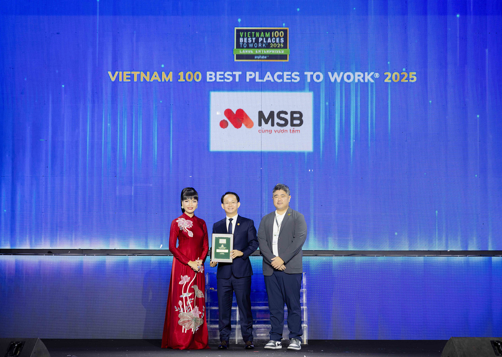 MSB vào “Top 100 nơi làm việc tốt nhất Việt Nam”, đạt chứng nhận nhân lực hạnh phúc - 2