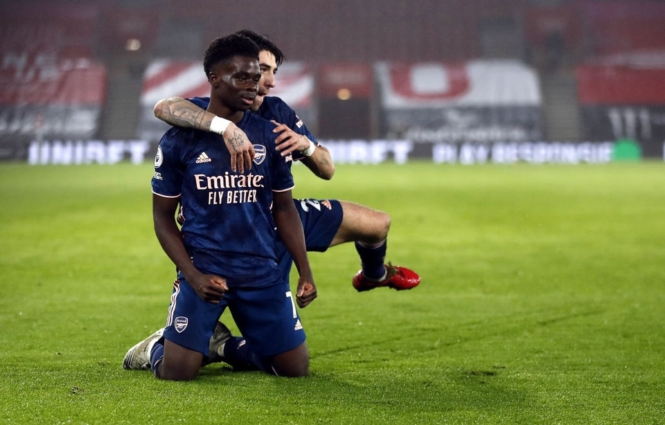 Thắng Southampton, Arsenal vươn lên nửa trên bảng xếp hạng - 1 Thắng Southampton, Arsenal vươn lên nửa trên bảng xếp hạng - 1