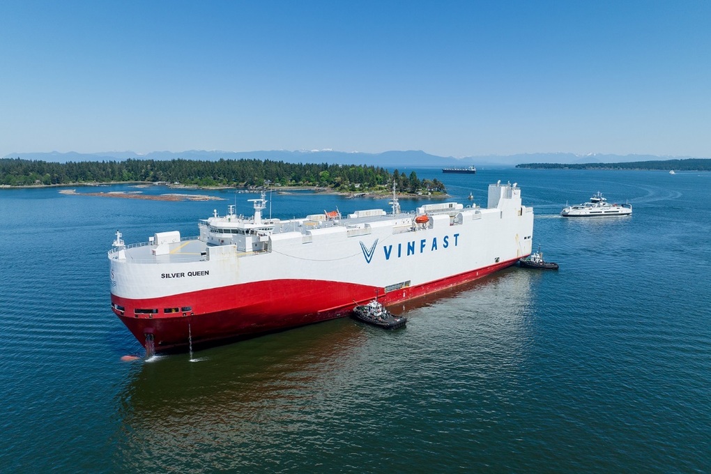 Lô xe VinFast VF 8 đầu tiên cập cảng Canada - 1 Lô xe VinFast VF 8 đầu tiên cập cảng Canada - 1
