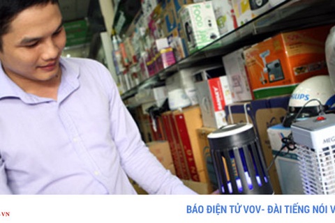 Nhiều sản phẩm "ăn theo" dịch sốt xuất huyết đắt hàng