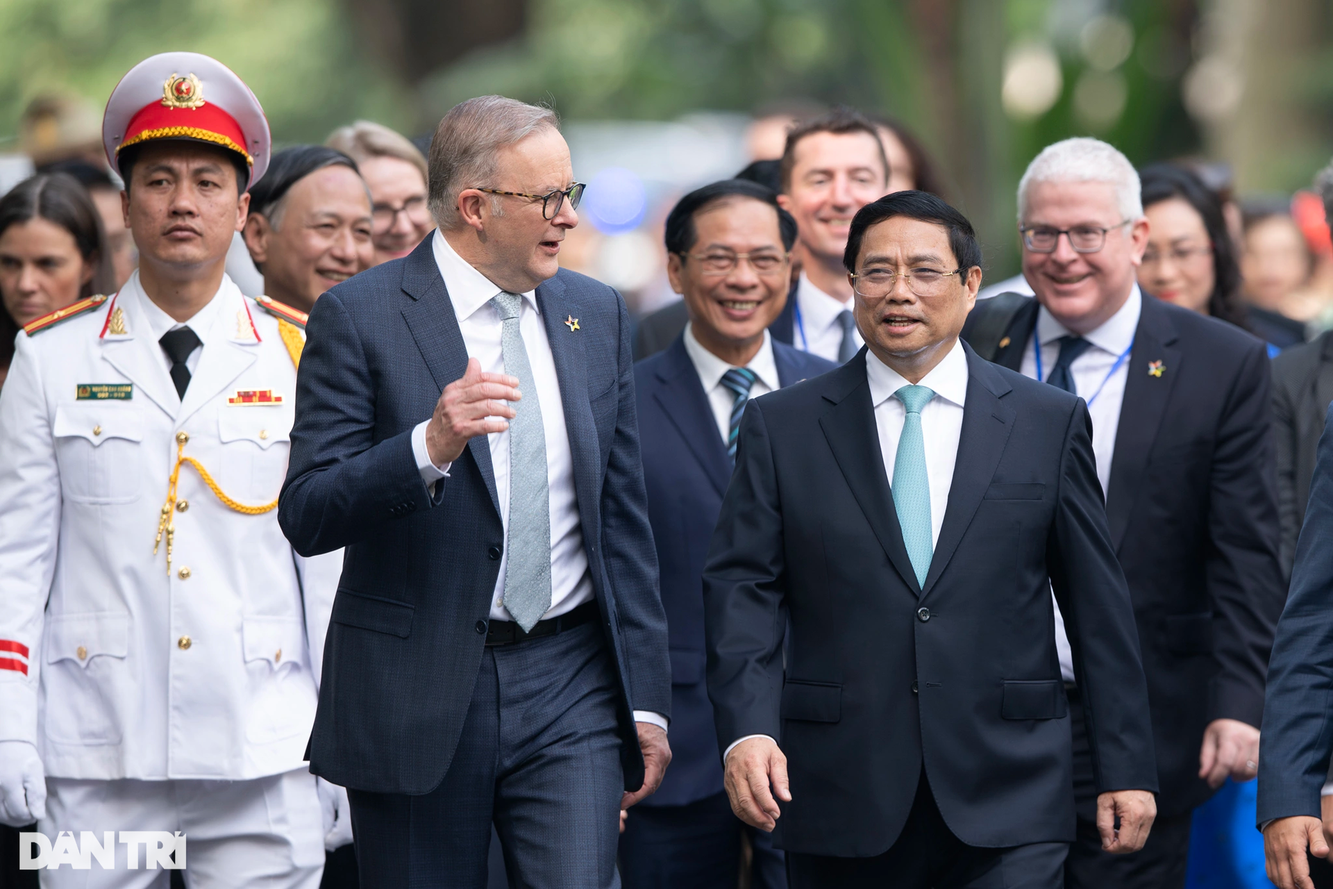 Thủ tướng Phạm Minh Chính chủ trì lễ đón Thủ tướng Australia thăm Việt Nam - 6 Thủ tướng Phạm Minh Chính chủ trì lễ đón Thủ tướng Australia thăm Việt Nam - 6