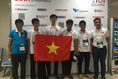 Đội tuyển VN đoạt giải cao cuộc thi Olympic Tin học quốc tế 2016