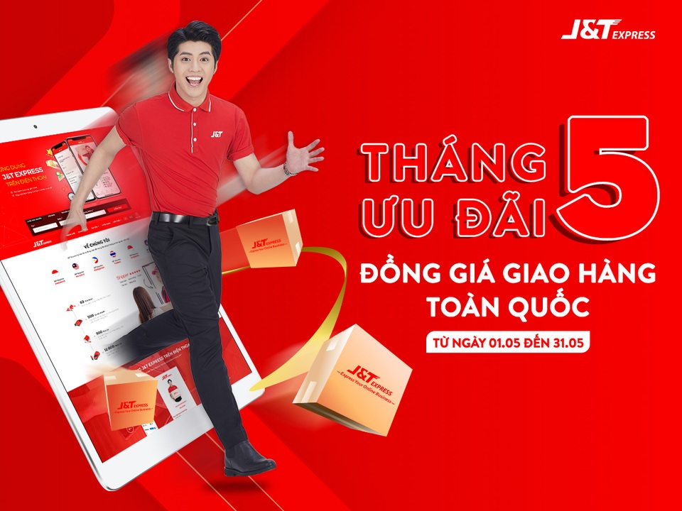 Săn hàng ngàn giải thưởng hấp dẫn từ Chương trình giao hàng đồng giá Tháng 5 của JT Express - 1 Săn hàng ngàn giải thưởng hấp dẫn từ Chương trình giao hàng đồng giá Tháng 5 của JT Express - 1