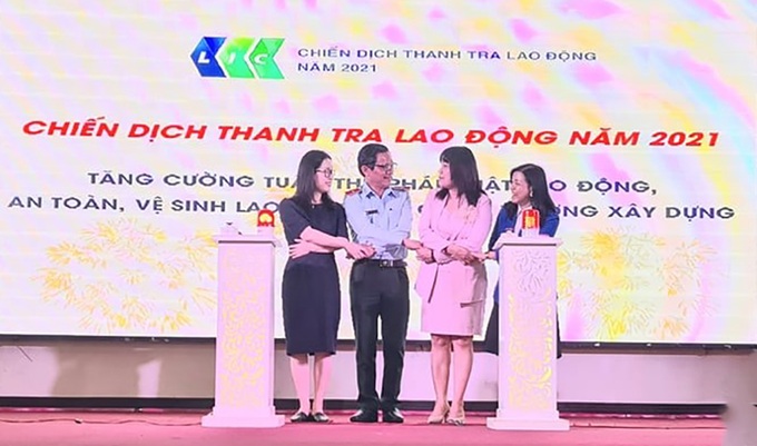 Lễ phát động thực hiện chiến dịch Thanh tra lao động năm 2021 - Ảnh 5. Lễ phát động thực hiện chiến dịch Thanh tra lao động năm 2021 - Ảnh 5.