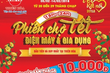 Mua sắm với phiên chợ Tết tại Thiên Hòa