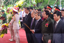 Lễ tưởng niệm 50 năm ngày hy sinh của các liệt sỹ đường 20 - Quyết Thắng