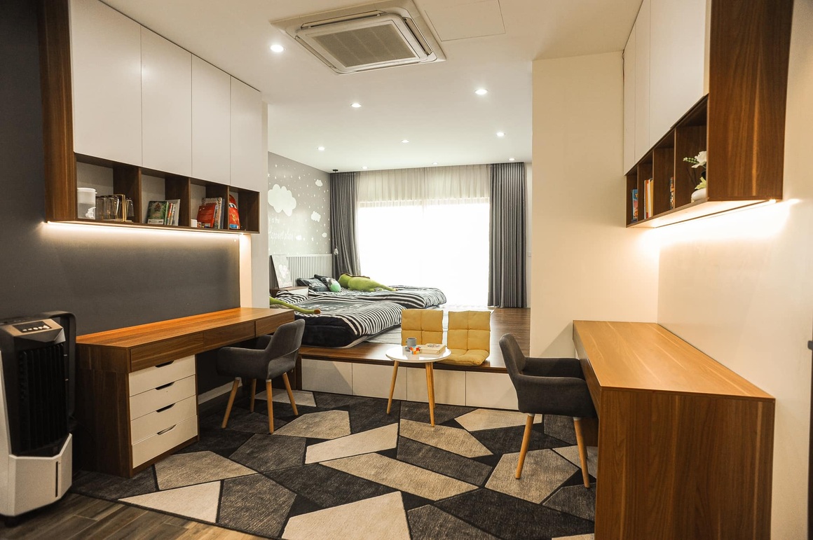 Biệt thự Hà Nội lạ với thiết kế mỗi tầng như một căn hộ chung cư biệt lập - 13 Biệt thự Hà Nội lạ với thiết kế mỗi tầng như một căn hộ chung cư biệt lập - 13