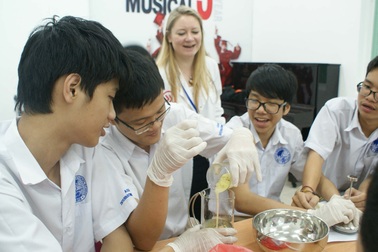 Môi trường giáo dục quốc tế giúp học sinh chủ động sáng tạo