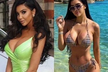 Người mẫu Playboy khoe ngực nảy nở với váy gợi cảm