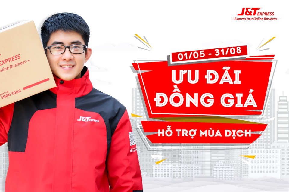 Chuyển phát nhanh JT Express đồng giá giao hàng chỉ từ 14.000đ - 1 Chuyển phát nhanh JT Express đồng giá giao hàng chỉ từ 14.000đ - 1