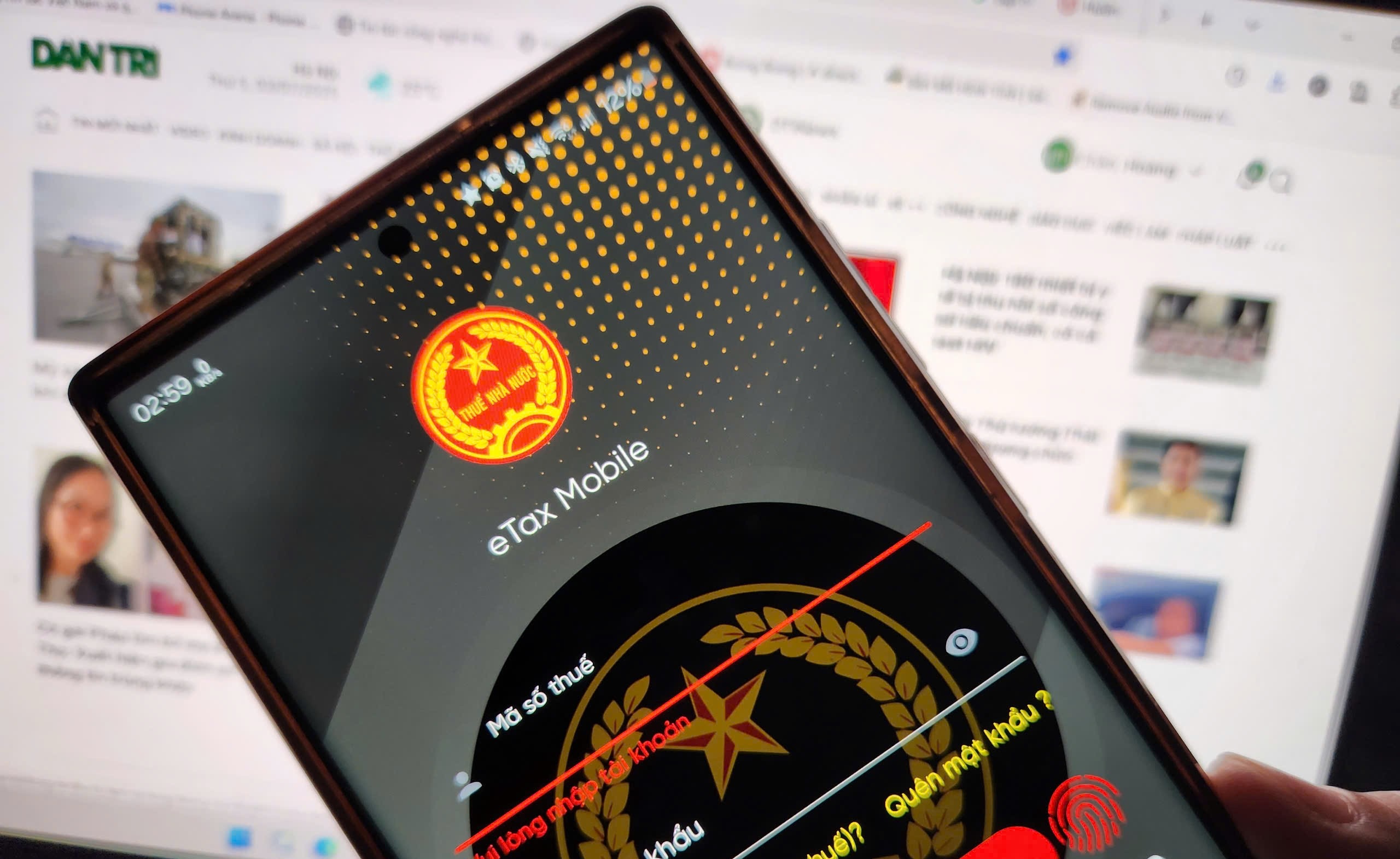 Cách cập nhật mã số thuế và xử lý lỗi khi không thể đăng nhập eTax Mobile